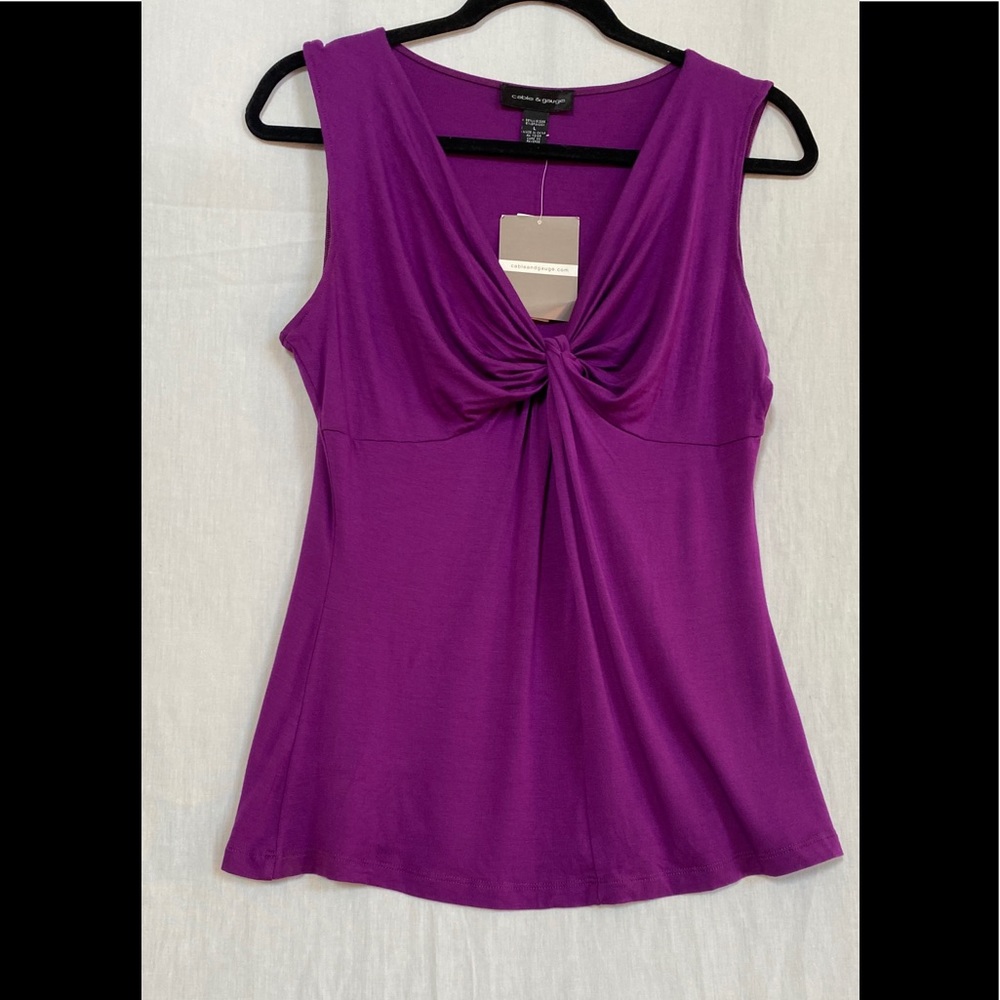 Cable & Gauge sleeveless top NWT size L